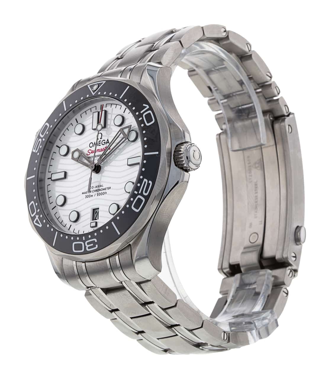 Omega seamaster diver white hot sale